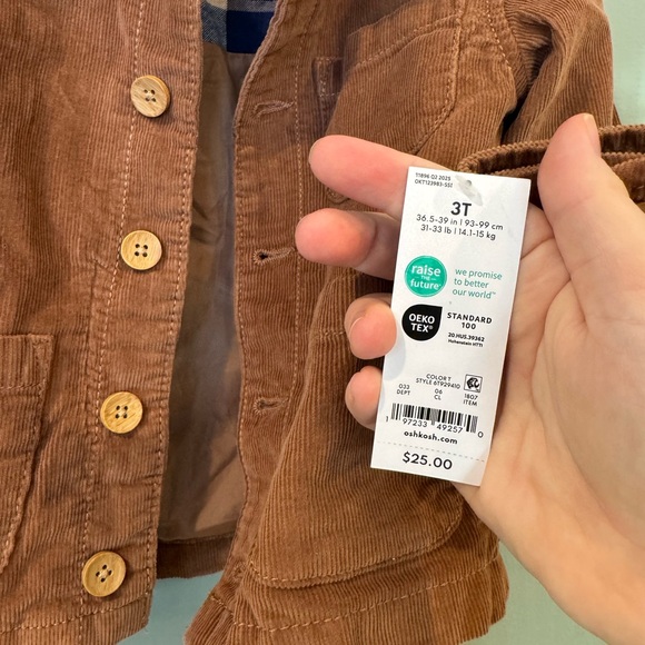 OSHKOSH BGOSH corduroy jacket - Picture 5 of 10